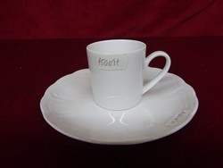Rosenthal barvaria német porcelán kávéscsésze + alátét. Eddig a vitrinben állt. Vanneki!