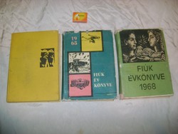 Fiúk évkönyve - 1964,  1967,  1968