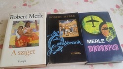 Robert Merle klasszikus regénye 3 db  könyv eladó!