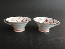 2 rosenthal oriental hand-painted cups - ep