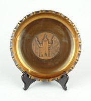 0Z632 Jelzett svájci SIGG réz dísztányér 18 cm