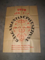 Galgamenti Népi Fesztivál 1970 .  júl 5 - 7 .      60 x 90 cm