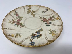Antik, Sarruguemines porcelán tányér az 1800-as évek végéről 