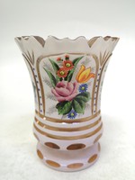 Biedermeier üveg váza, XIX.sz. - 04285