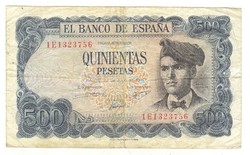 500 peseta 1971 Spanyolország