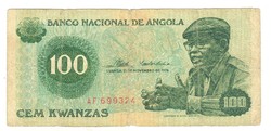 100 kwanzas 1976 Angola