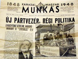 1948.08.12  /  ÚJ PÁRTVEZÉR, RÉGI POLITIKA  /  Kanadai Magyar Munkás  /  Szs.:  12475