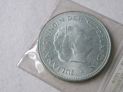 KK724 1970 Hollandia 10 gulden ezüst érme eredeti érmetartójában
