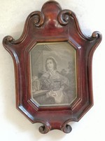 Etching in a beautiful frame 1860-70 k. - 04312