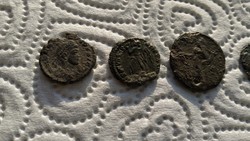 4 darab római pènz èrme