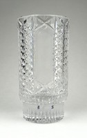 1A133 Régi ólomkristály váza 15 cm