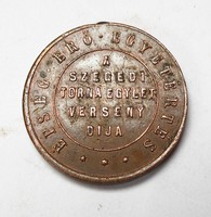 ‘A szegedi torna egylet versenydíja 1921’ érem.