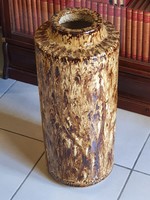 Zsolnay pirogránit nagyméretű modern padló váza