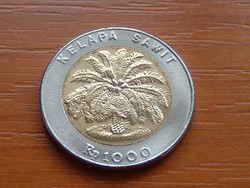 INDONÉZIA 1000 RÚPIA 1993 BIMETÁL PÁLMAFA #