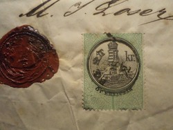 Magán csomag szállítólevél  1870.Loser Mátyás és János pesti kereskedők.