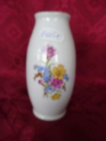 Hollóház vase with flower pattern, height 11.5 Cm.