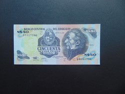 50 peso 1988 Uruguay Szép ropogós bankjegy 