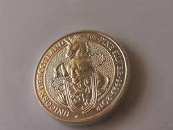 2018 Britt ezüst unikornis 62,2 gramm 0,999