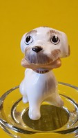 Retro,vintage Aquincum porcelán, bólogató kutya