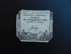 50 sol 1793 Franciaország 