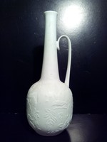 A.K. Kaiser biscquit porcelán amfora váza szecessziós madaras mintával