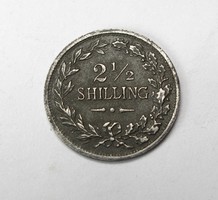 2 1/2 shilling token.