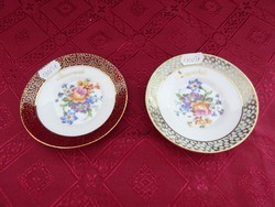 Limoges francia porcelán asztalközép, 11 cm átmérővel. Vanneki!