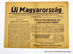 1956 november 2  /  Új Magyarország  /  Régi ÚJSÁGOK KÉPREGÉNYEK MAGAZINOK Szs.:  11958