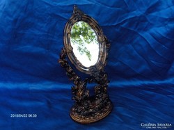 Asztali barokkos pipere tükör