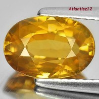 Real, 100% product. Extra size golden yellow zircon gemstone 3.58 ct (vvs) value: HUF 161,900!!!