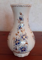 Zsolnay búzavirágmintás váza