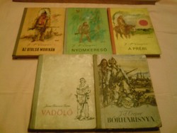Régi indián könyvek 1960 - 1974 (5 db.)