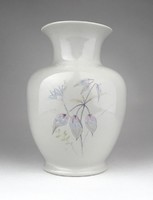 1A589 Régi virágos porcelán váza 17 cm