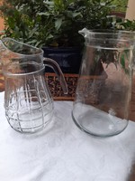 2 glass jugs