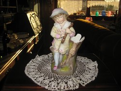 Old Viennese detail rich, porcelain figurine 22 cm