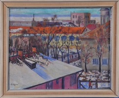 Duray Tibornak tulajdonítva(1912-1988): Városi látkép