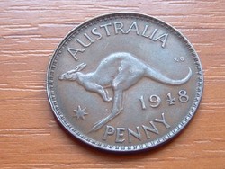 AUSZTRÁLIA 1 PENNY 1948 KENGURU (m) - Melbourne Mint no extra dots # ( KEDVEZMÉNY LENT!!)