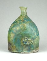 1A730 Hibátlan jelzett iparművészeti kerámia váza 12 cm