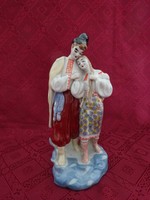 Orosz porcelán szobor, szerelmespár, magassága 27 cm. Vanneki!