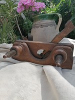 Antik fa gyalu, asztalos eszköz, régi szerszám