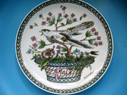 Hutschenreuther Ole Winther május madaras tányér
