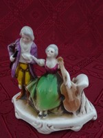 Antique hummel porcelain figurine, musical couple. Gm 584. Vanneki!