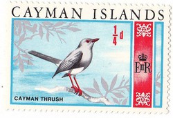 Kajmán-szigetek forgalmi bélyeg 1969