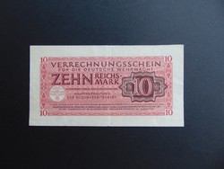 10 márka 1944 Németország Horogkeresztes bankjegy  