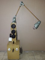 Mid century loft industrial transformer distributor table lamp workshop lamp