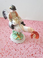 "Kakas Marci" herendi figurális porcelán
