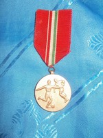 régi sport  foci kitüntetés BLSZ 1966 