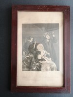 A doktor és a beteg korabeli orvosi művészi másolat 1913 - EP
