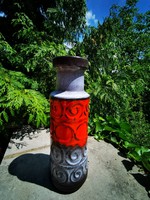 Art deco ceramic vase, 32 cm