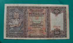 Szlovákia, 50 korun bankjegy - 1940 